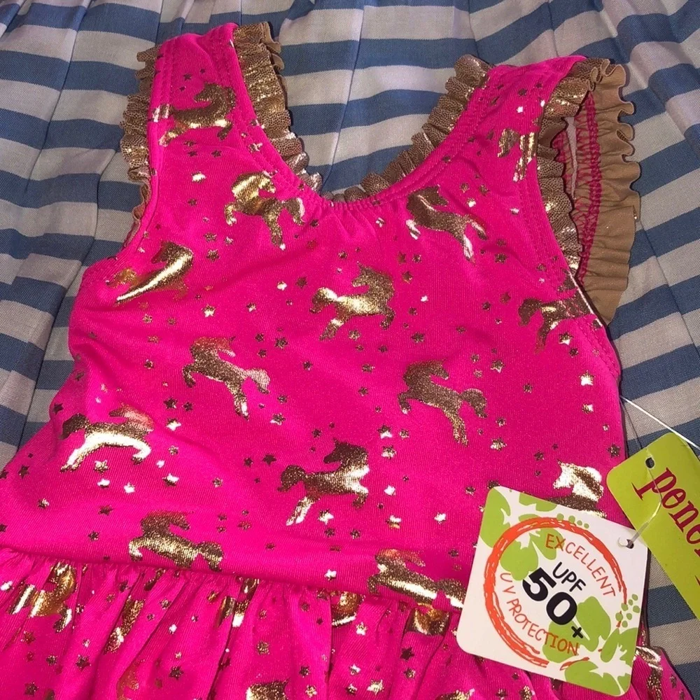 🦄 penelope Mack NWT one piece swim wear size 18M